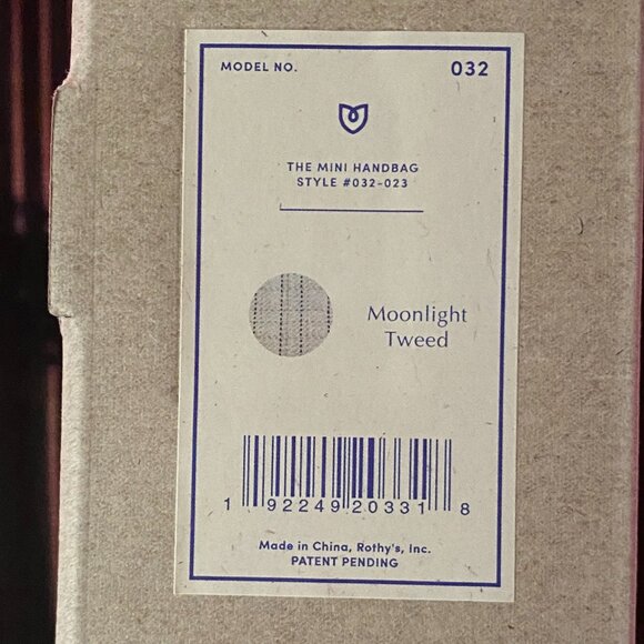 NIB Rothy's Moonlight Tweed Mini Handbag - Picture 3 of 5